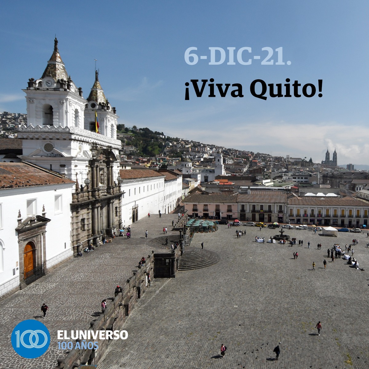 eluniversocom's tweet photo. ¡Felicidades #Quito!✨🎉 La capital del Ecuador celebra este 6 de diciembre sus  487 años de fundación. https://t.co/xuvpDyfFXb