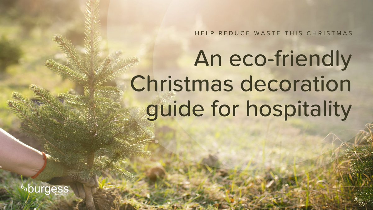 Along with the glitz &amp; glam of the holiday season comes the dark side of Xmas decorations &amp; their impact on our environment. Read our eco-friendly guide to help reduce your waste over the festive season: ow.ly/o0aT50H45CN #BurgessFurniture #Hospitality #ChristmasDecoration