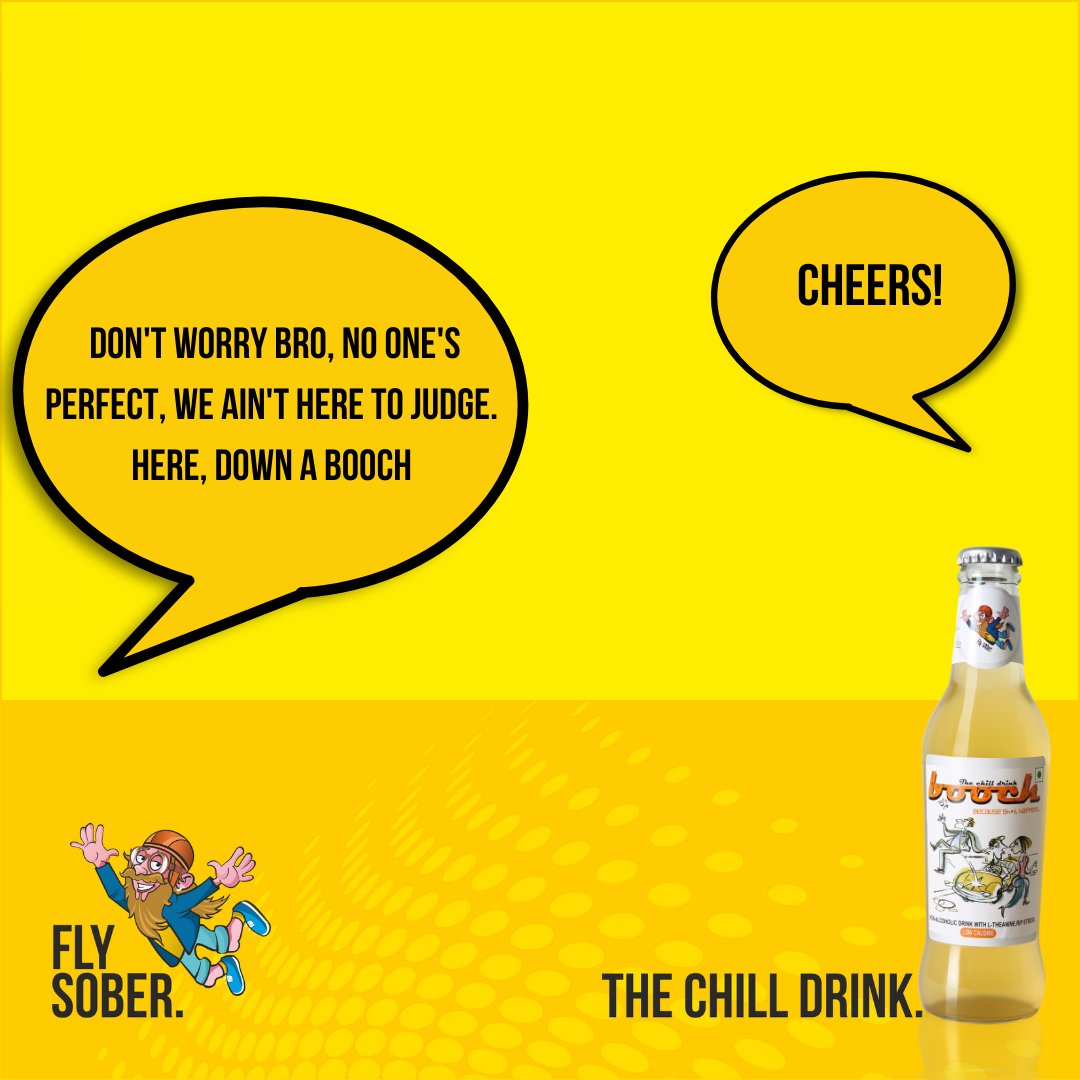 boohzindia's tweet photo. Do shit, make mistakes, chill and have a Booch π
#makemistakes #dontgiveashit #doshit #mistakes #chillout #chillvibes #chillax
#StressAttack #StressBusting #RIPStress #TheChillDrink #FlySober #ShitHappens #BoochBev
#Stressed #Relax #Chill #Bangalore #India https://t.co/KBIqgqpVYw