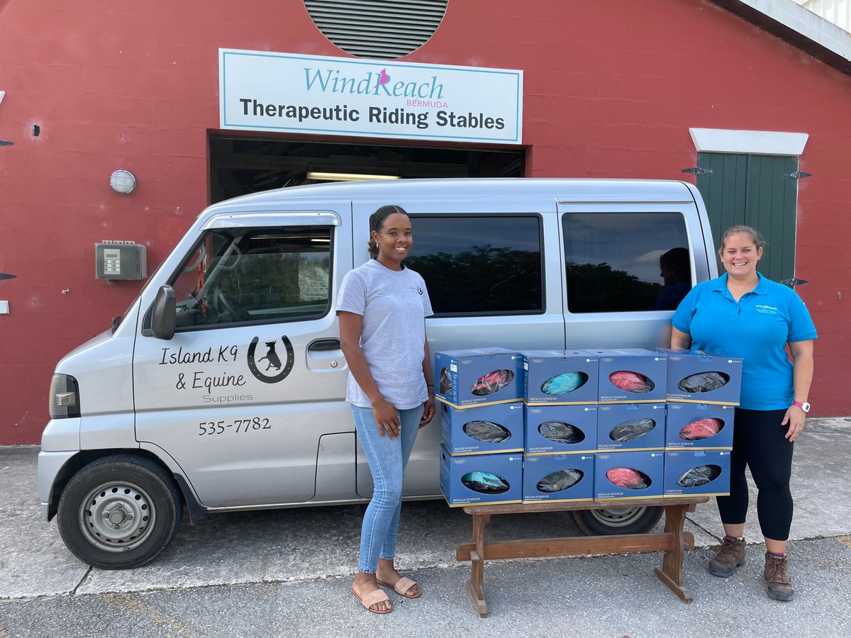 #WeLoveOurPartners - Delighted to have new partner to assist us in providing top quality riding resources for our Therapeutic Riding Programme. Island K9 & Equine Supplies is a new business owned by young Bermudian, Kirista Rabain. We appreciate your support!! #TherapeuticRiding