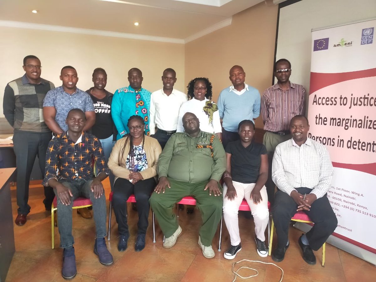 lrf_ke's tweet photo. Today marks the beginning of (Phase 2) 5days Paralegal training targeting Prison &amp; Children Volunteer Officers borrowed from Nakuru @PrisonsKe. The trainings aims at strengthening delivery of legal aid &amp; Prison Justice Centres @UNDPKenya @EUinKenya @GathoniNjenga4 @mmashologu1 https://t.co/o6jXDSlaSj