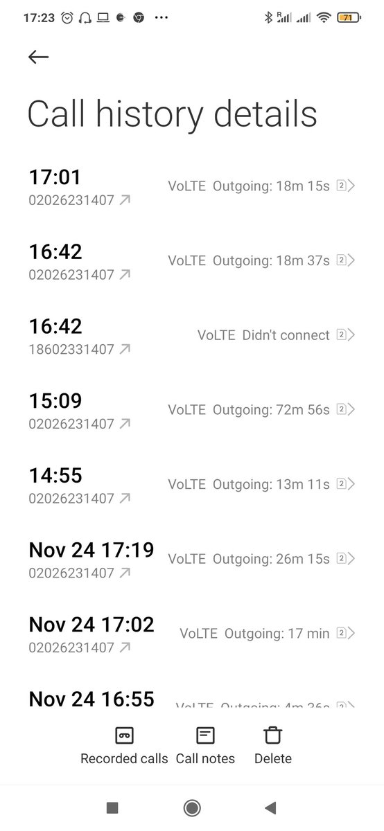vikramtnj's tweet image. @airindiain @Custome13511841 
Look at my call logs from 14:55
 till 17:20 #ContinuousCalls #EndlessWait #UnableToConnect #NoCallBack #NoRefund #NoResolution #AirIndia #CustomerService #customersupport