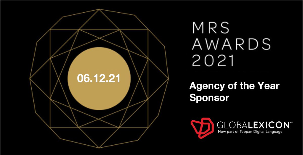 Congratulations to all the finalists and best of luck!
We’re looking forward to seeing you at the #MRSawards ceremony today🥳

<a href="/TweetMRS/">MRS</a> <a href="/researchlive/">Research-live.com</a> #MRSawards2021