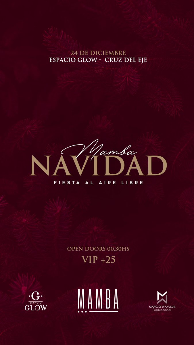 NAVIDAD 100% AL AIRE LIBRE !!! 
MAMBA 🐍🎄🎄