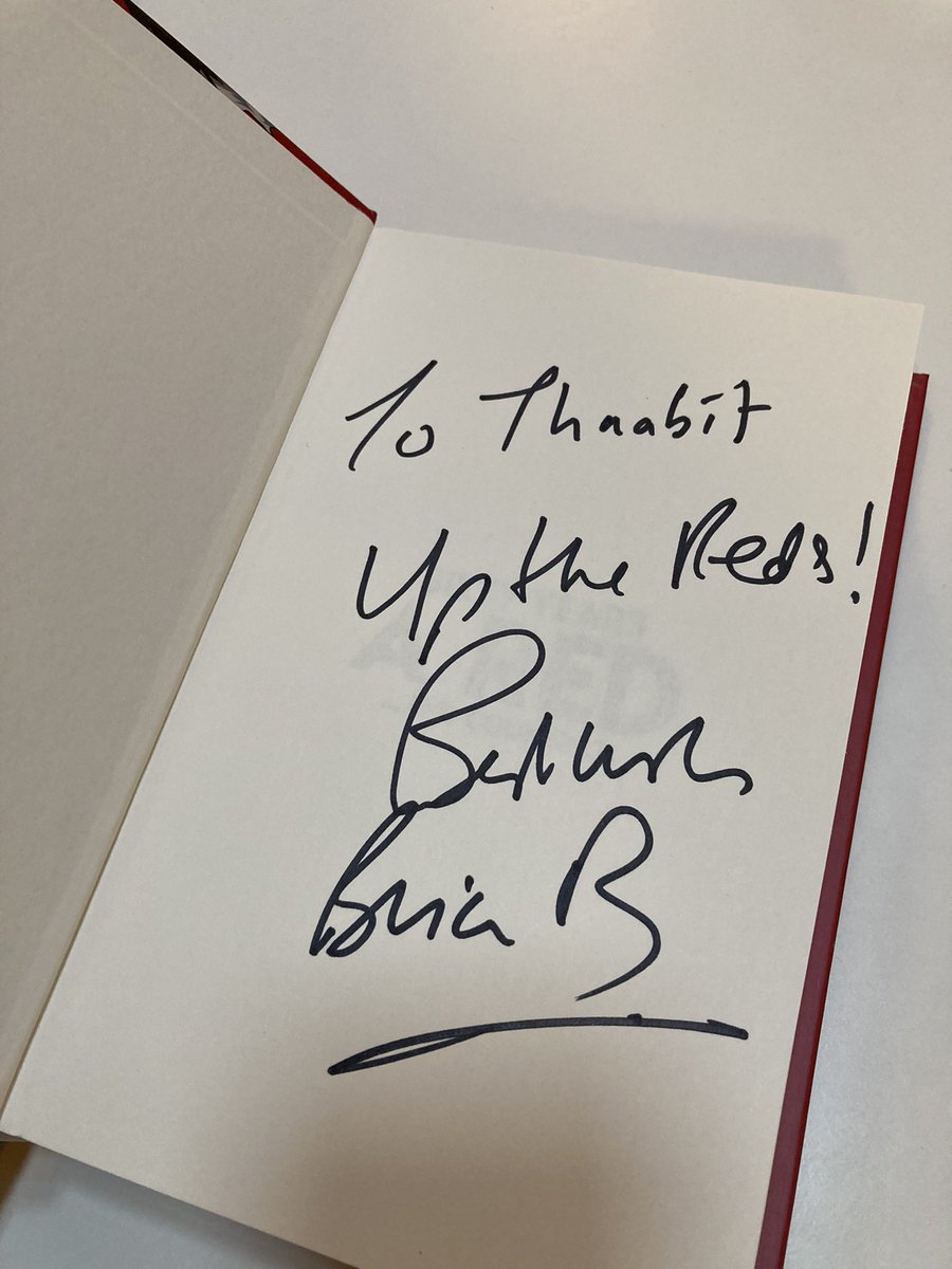 coachthaabit's tweet photo. Thank you for the signed copy Brian Barwick, former Chief Executive of English FA @FA @LLSonline @LLSYourTour #football #liverpool #upthereds https://t.co/UgdPyn0mwO
