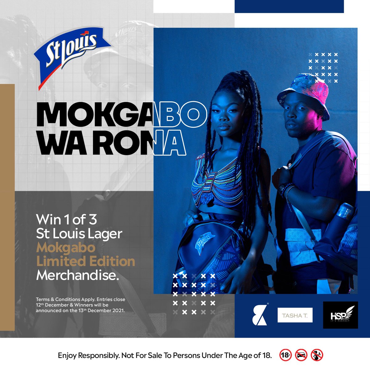 khoisanafrica's tweet photo. Get swagged up in the St Louis Lager Limited Edition Mokgabo merchandise.

All you have to do ;
1. Comment on this post with picture of yourself enjoying the St Louis Lager Limited Edition Jwa’Rona Can.
2.Tag St Louis Lager page and myself
3.Use the hashtags #OurFashionOurWay https://t.co/c2iEMSvSzN