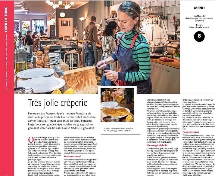 Een acht ❤️ Wat een leuke verrassing voor Sinterklaas. So proud of my team en zo dankbaar voor dit mooie recessie vooral als je helemaal niet weet dat jouw gast een culinaire journalist is. Foto’s zijn 4 dagen na zijn bezoek gemaakt. 
Merci beaucoup Ronald en <a href="/haarlemsdagblad/">kees</a> ❤️