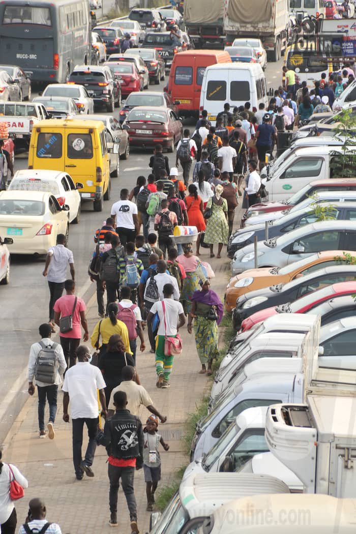 DrDuffuor's tweet photo. The public transport crisis is a testament to the insensitivity of the government's nuisance taxes on petroleum products and their inconsistency with the reality of Ghanaians now. Resolutions must be reached today. Ghanaians cannot wake up to this tomorrow. https://t.co/rkE3c5IzbY
