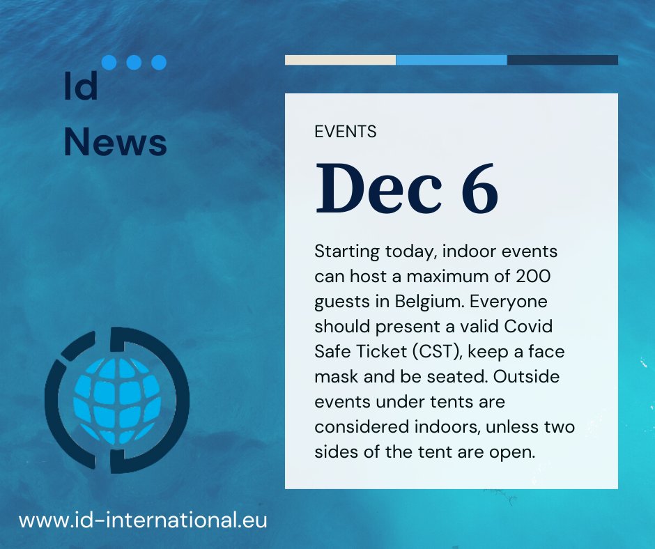 IDintlEU's tweet photo. Do you want to organise an #event in #Belgium complying with all the Covid safety rules? Contact us!
#Events #Evenementen #Evenement #EventsProf #MICE #Belgie #Belgique #Brussels #Bruxelles #Brussel #Antwerp #Anvers #Antwerpen and more! https://t.co/IjUOJR9O3m