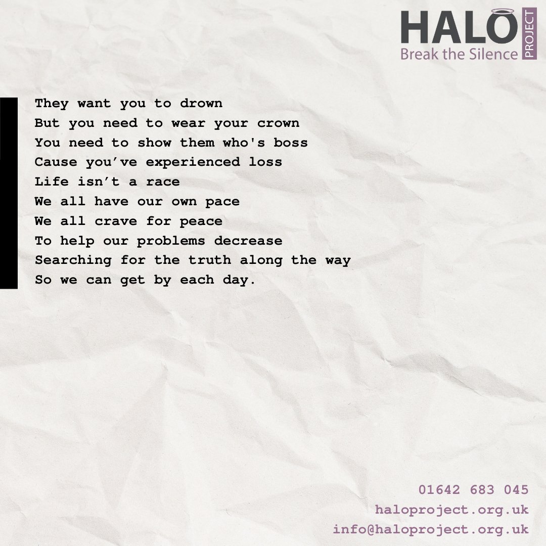 Day 12 #16Days

⌛️ 24hrs left to double donations ⌛️

We have supported over 2300 Black and minoritised women to escape a life of abuse through our national helpline, specialist refuge and direct outreach support. Help us help more at haloproject.org.uk/biggive

📷 TW: Survivor poem