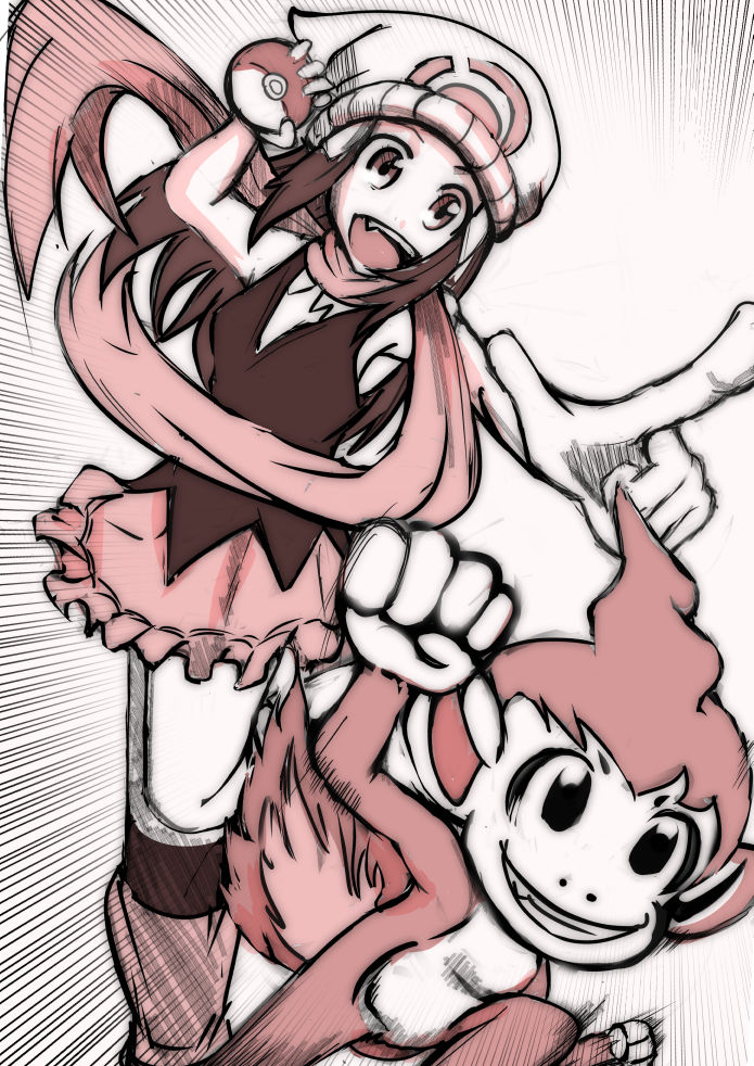 ダイパリメイクで初代以来にポケモンをプレイしてます 未知のポケモン、お供はヒコザル 