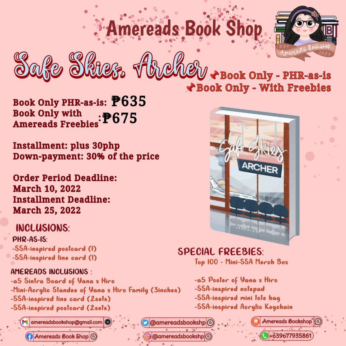 amereadsbookshp's tweet photo. #AMEREADSBudol 

RE: SSA Pre-order Details 

Order Form: https://t.co/p8XH4Ovgeb

Details are as follows po, please make sure to read it carefully. https://t.co/uWrA23YPnR