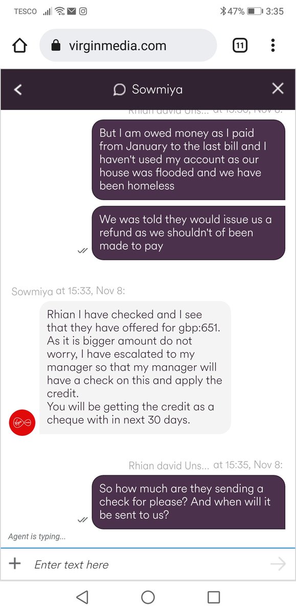 RhianDavid2's tweet photo. @virginmedia Only what they sent me in messages on numerous occasions I'll attach some now https://t.co/BlG0PQVWyI