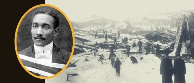Doctors_NS's tweet photo. Over 100 years since the #HalifaxExplosion, we are still learning about the people who helped those affected by the tragedy. Dr. Clement Ligoure, Halifax’s first Black doctor, treated hundreds of injured people for free at his clinic on North Street: https://t.co/HR9ae0U9Wm https://t.co/uity7OTql6