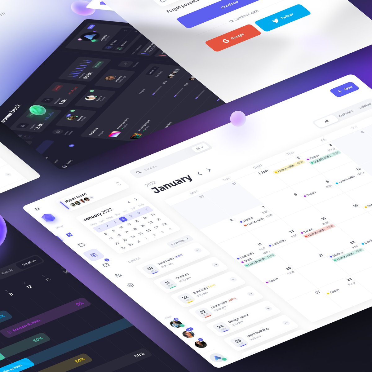angeloldesigns's tweet photo. Hello designers!
I'm currently working on a dashboard design kit that I'll publish very soon on @ui8 🔥
More details in next posts!
#uxui #ux #ui #uxdesign #uidesign #uxuidesign #uxtrends #userinterface #uxdaily #cleanui #mobileui #dashboard #figma #tasks #projects #calendar https://t.co/v1jC8QyIw4
