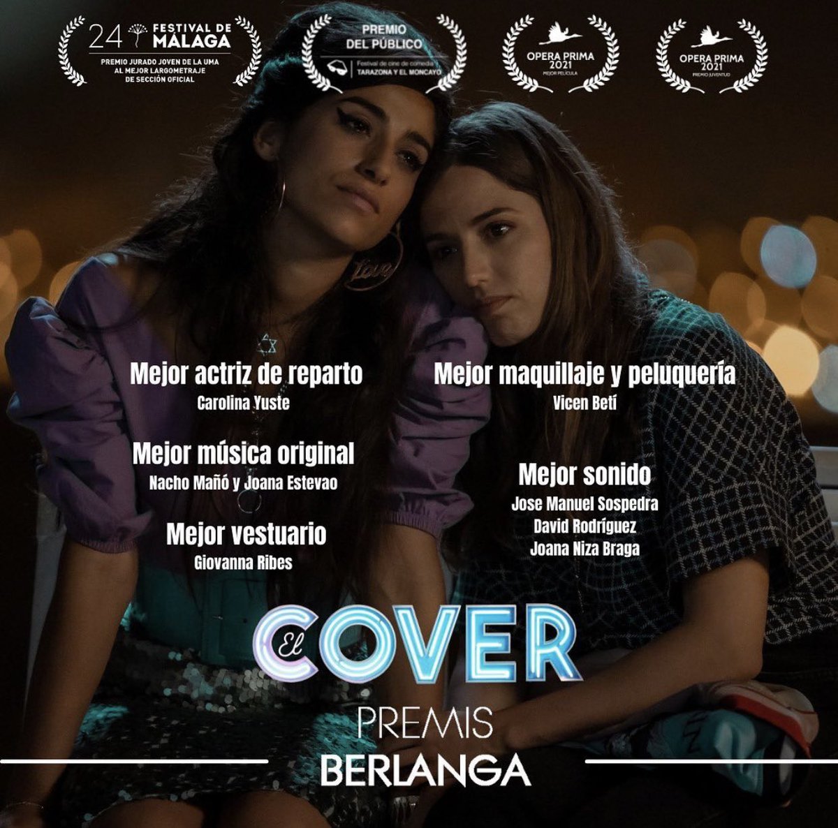 Ineditofilms's tweet photo. Nuestra más sincera enhorabuena @secundelarosa y @kiko_Martinez_S por los 5 premios que ganó #ElCover, la más galardonada, en los #PremiosBerlanga de la @avav_valencia. Os echamos mucho de menos en la gala. Un saludo y ¡larga vida a la memoria de Bambino! 😉
#SomAVAV #Premis2021 https://t.co/vs3FmA4qOy