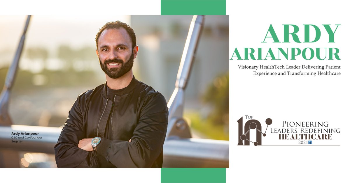 #ArdyArianpour @Seqster
 is one such leader who is on a mission to make #patientcentric interoperability a reality & lead the nation with his venture.
#HealthTechLeader #TransformingHealthcare #PatientExperience
#LeadersRedefiningHealthcare
bit.ly/3GlkpIf