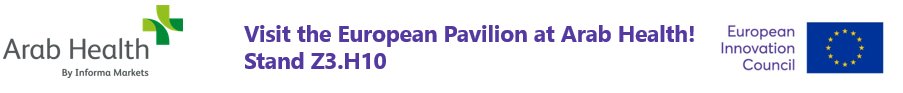 Meet us @Arab_Health in Dubai from 24 - 27 January where we will be present to show our ventilation products! You can find us as booth Z3.H13, supported by European Innovation Council