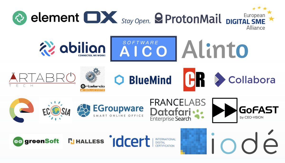AbilianHQ's tweet image. Abilian se joint à 45+ autres entreprises pour lancer la Coalition pour des Marchés Numériques Concurrentiels (« Coalition for Competitive Digital Markets »). La #CompDM prône des règles plus strictes pour les grandes plateformes en ligne (les &quot;GAFAM&quot;) dans le cadre du #DMA.