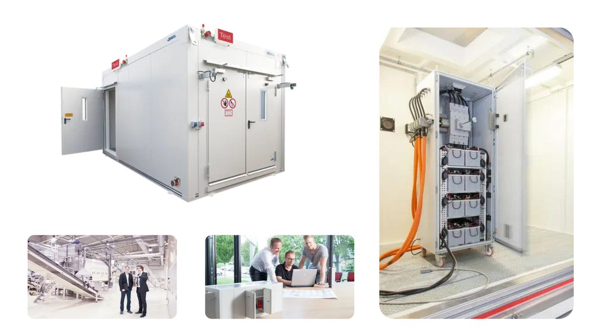 #Lithiumion energy storage devices &amp; the appliances they are installed in need to be thoroughly tested before they are approved for sale. 🔋 🔎
DENIOS builds &amp; provides bespoke testing rooms for lithium-ion #batteries. ✅ 
Find out more here ⬇️
denios.co.uk/storage-proces…