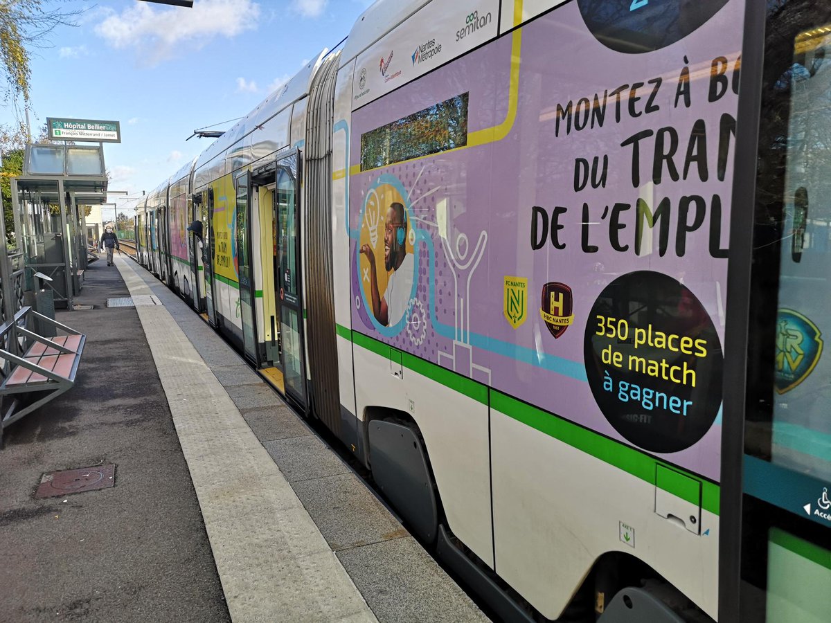 Naolib (@naolib_direct) on Twitter photo 🚃 Job dating dans un tramway de la ligne 1
📅 Le 8 décembre de 9h30 à 15h
🏤 8 entreprises représentées : CCI Nantes Saint-Nazaire, <a href="/CreditMutuel/">Crédit Mutuel</a>, <a href="/EDFofficiel/">EDF</a>, <a href="/SNCF/">❌</a>, SOGEA Atlantique, <a href="/Synergie/">Synergie</a>, <a href="/Transdev/">Transdev Group</a>
Pour tout savoir sur l'évènement : semitan.tan.fr/job-dating-dan… 🚃 Job dating dans un tramway de la ligne 1
📅 Le 8 décembre de 9h30 à 15h
🏤 8 entreprises représentées : CCI Nantes Saint-Nazaire, <a href="/CreditMutuel/">Crédit Mutuel</a>, <a href="/EDFofficiel/">EDF</a>, <a href="/SNCF/">❌</a>, SOGEA Atlantique, <a href="/Synergie/">Synergie</a>, <a href="/Transdev/">Transdev Group</a>
Pour tout savoir sur l'évènement : semitan.tan.fr/job-dating-dan…