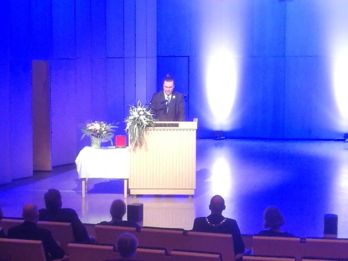 Hyvää itsenäisyyspäivää! Mikkelin kaupungin juhlasssa juhlapuheen piti opiskelijakunta Kaakon puheenjohtaja Rico Martikainen. Itsenäisyys ja nuoret puheen aiheena. <a href="/xamkfi/">Xamk</a> @MikkelinK