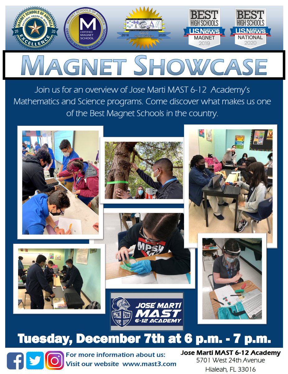 josemartimast's tweet photo. Tomorrow is the big day!  Parents and students are welcome to join us in the Jose Enriquez Sr. Auditorium , at 6:00 pm, to learn more about our school.  Visit https://t.co/jus0PAAUBQ to apply for the 2021-2022 school year. https://t.co/c43eH2xTi9