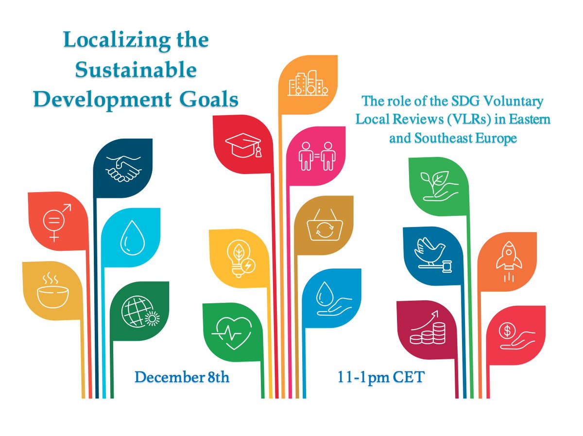 unececities's tweet image. 🌆How will your city look in 2030❓

⏰Join us on Dec 8th from 11-1pm CET as #mayors &amp;amp; #cities discuss approaches to localizing the @UN #SDGs &amp;amp; the role of the SDG Voluntary Local Reviews (VLRs) in Eastern and Southeast Europe

REGISTER NOW➡️bit.ly/3xY1wYX
#MayorsAction