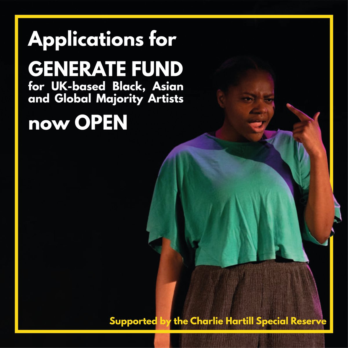 PleasanceFuture's tweet photo. 🔊BIG NEWS🔊

Applications for the THEATRE RESERVE and the GENERATE FUND from 
@ThePleasance
  are now OPEN.

Both funds support artists bringing incredible work to the Edinburgh Fringe.

Deadlines: 10am, 17th January 2022 https://t.co/0y2g52HyZT