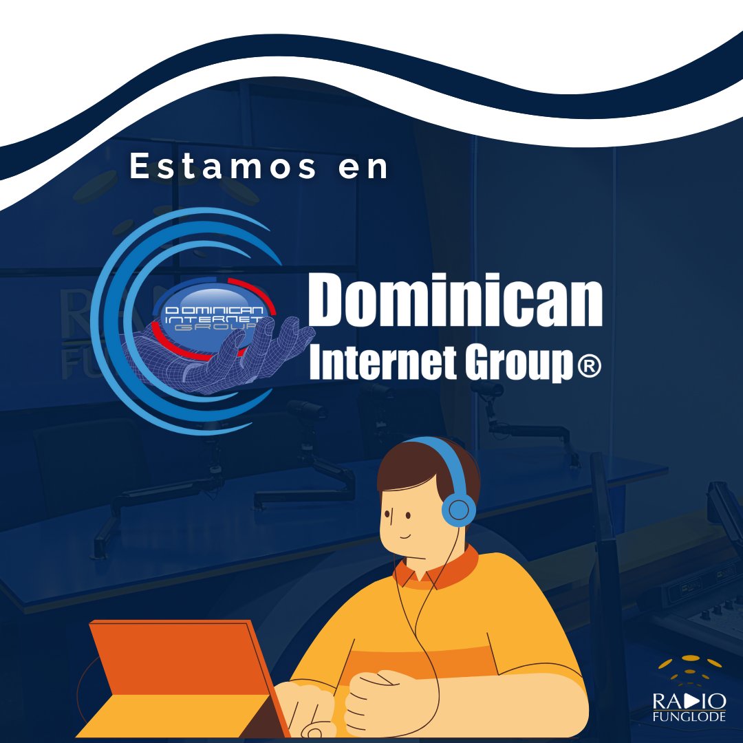 RadioFUNGLODE's tweet photo. En Radio FUNGLODE tenemos presencia en las principales plataformas digitales para lograr un mayor alcance y estar más cerca de ti.

Escuchando vía #DominicanInternet y disfruta del mejor contenido educativo y cultural de la República Dominicana 📺 

#SomosRadioFUNGLODE https://t.co/11scBzI5Oe