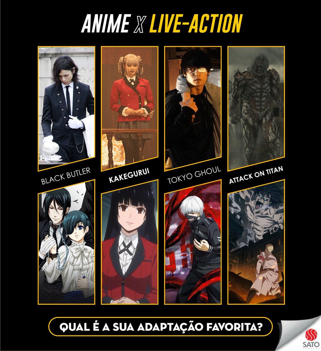 Sato Company - RECÉM-LANÇADOS!!! Animes incríveis recém-lançados nas  melhores plataformas para vocês se divertirem muito!!! Corram lá e  aproveitem! #lupinIII #myheroacademia #fireforce #anime #satocompany  #tokusato