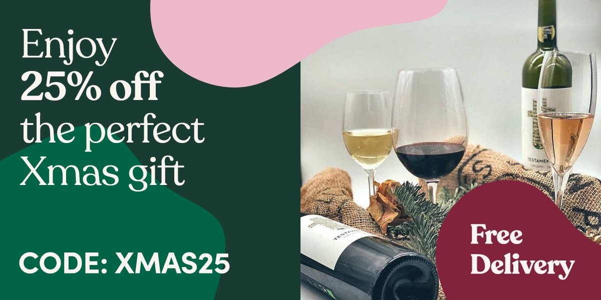 What wine will be in your glass this Christmas? 🍷

Don't forget there is a 25% discount across the site and free delivery when using XMAS25 at checkout! Order now in time for Christmas! 🎄

📸  Testament winery 

#wine #wines #tesamentwinery #redwine #whitewine #prosecco