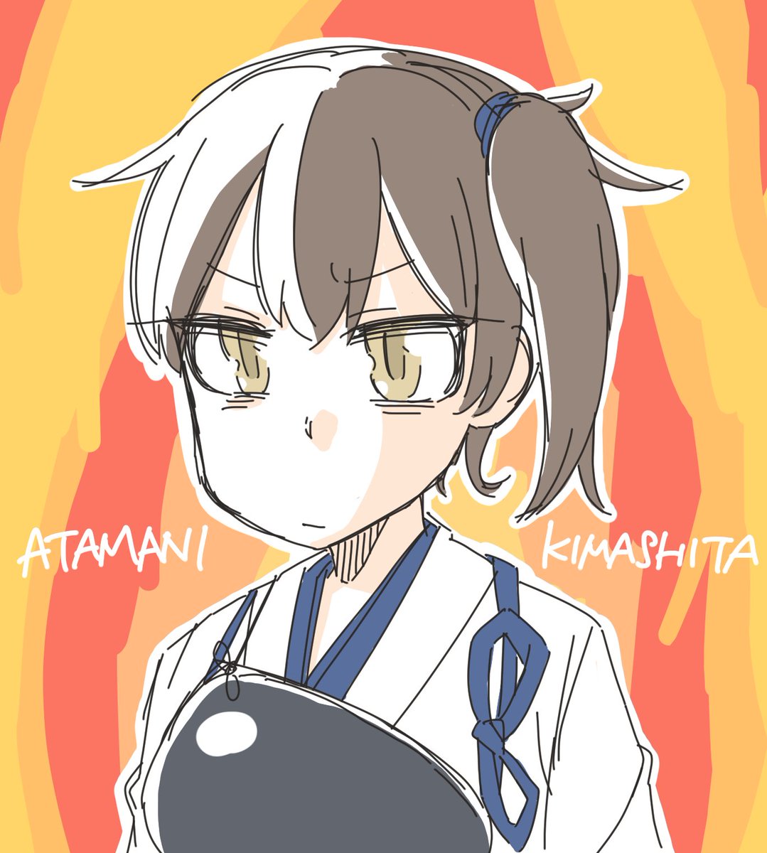 加賀(艦隊これくしょん) 「#みんなのデフォ絵と等身絵の比較が見たい 」|たた牌🀄のイラスト