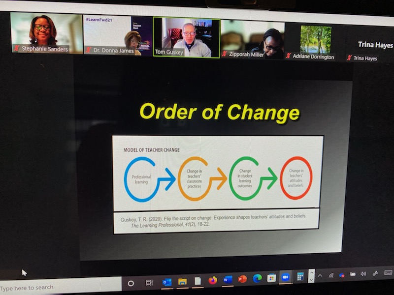 Yesterday's #LearnFwd21 conference session with Dr. Guskey was A+mazing!!  Something to think about: How do we change the experience for👩🏾‍🏫
 and👩🏾‍🎓 to achieve a profound impact? Dr. Guskey is a true teacher's teacher.