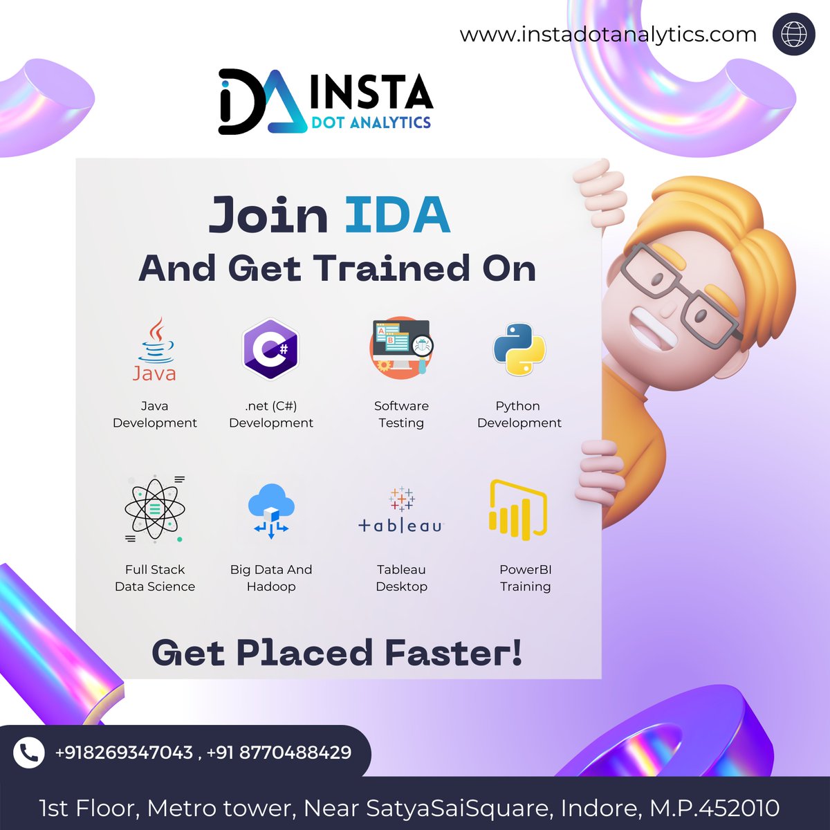 InstaDotAnalyt1's tweet image. Our mission is to educate and train the students from the local and rural areas in India so that they become enlightened individuals and improve their living standards, with a foresight to the changes and problems.
@InstaDotAnalyt1 #instadotanalytics