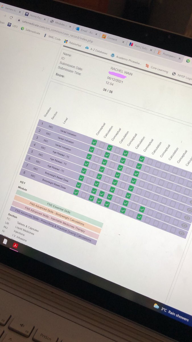 nursemrsabbott's tweet photo. Practicing #safemedicate this morning and making a start on my intro for my dissertation is how this morning went! Mentally Iโm ready for this degree to be over with .. #dissertationhell๐ #finalhurdle #thirdyear https://t.co/hWKS0RvxDq