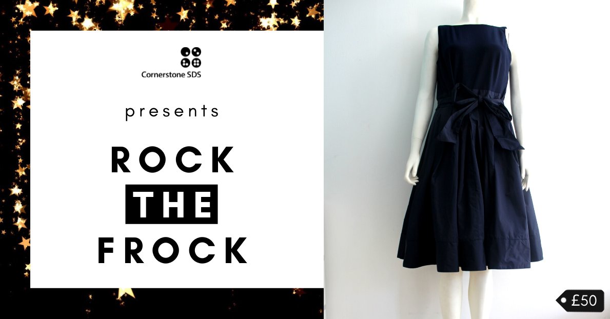 CornerstoneSDS's tweet photo. Bag a bargain for Christmas in our virtual charity auction, like this Ralph Lauren dress, and help raise funds to support our clients along the way. Visit https://t.co/X0g3qWaTbd to browse the full auction catalogue, register and start bidding. Good luck! https://t.co/DLVAVcM5vq