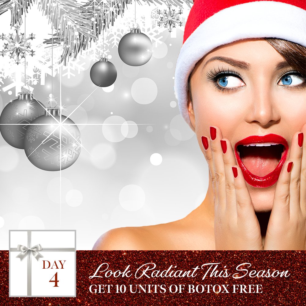 coleclinic's tweet photo. 🎁 DAY 4: LOOK RADIANT FOR THE HOLIDAYS 🎁 
👉 Purchase 30 Units of Botox &amp; Get 10 Free
✨ Limit of 2 packages per patient
✨ All units in each package must be used in the same visit
✨ This offer is for today only 
☎️ Call 1.800.870.6437 to purchase this deal
#LdnOnt #Windsor https://t.co/7hGdblGrn5