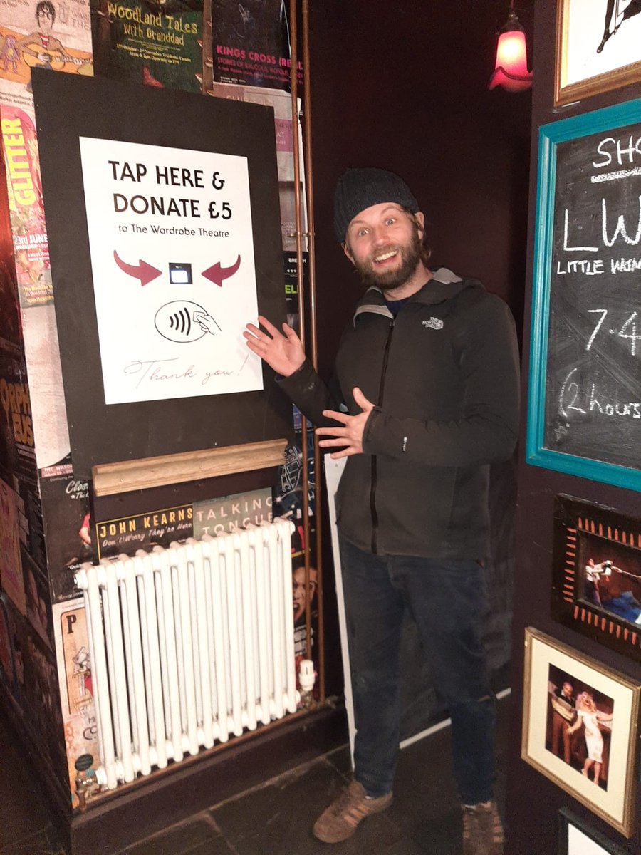 WardrobeTheatre's tweet photo. If you're visiting us this Christmas, please consider tapping our latest installation to donate £5 directly to Wardrobe Theatre. The last 2 years have been incredibly difficult so any support to help us keep doing what we do is very gratefully recieved! https://t.co/6qmptKKnxT https://t.co/33oEBbPL6m