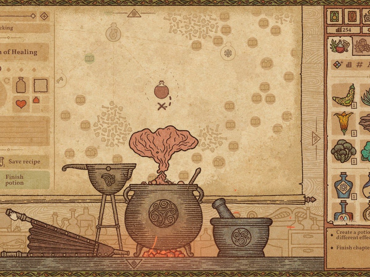 Алхимическая карта Potion Craft
