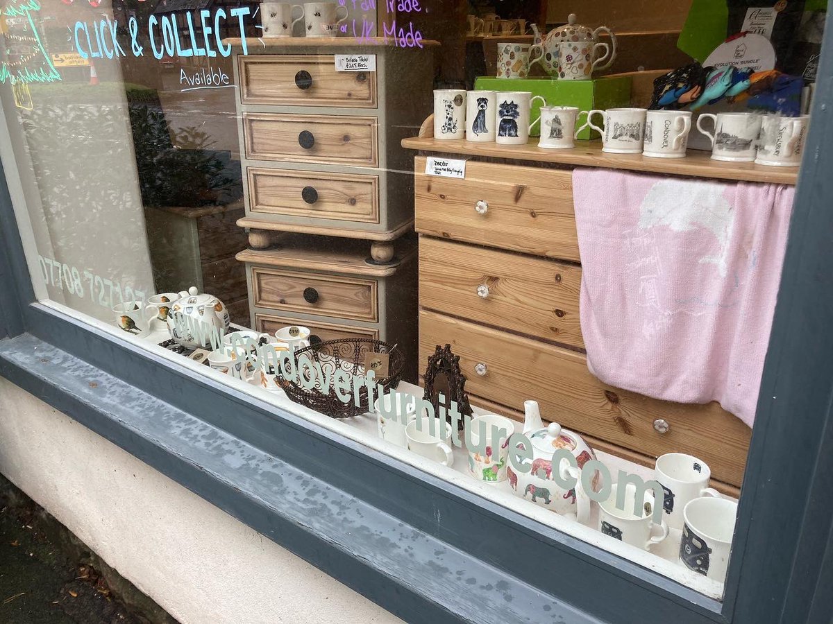 CondoverFurnit1's tweet photo. OPEN TODAY 10am-5pm
Lots of gift ideas, all eco friendly fair trade it made in UK π¬π§ #shoplocal
#condoverfurniture #mugs #gbbo #baking #bakinggift #teatowels #gifts #restored #furniture #ecofriendly #madeinuk #coffee #tea #london #environmentallyfriendlyproducts #shrewsbury https://t.co/fSS7Qxmg9a