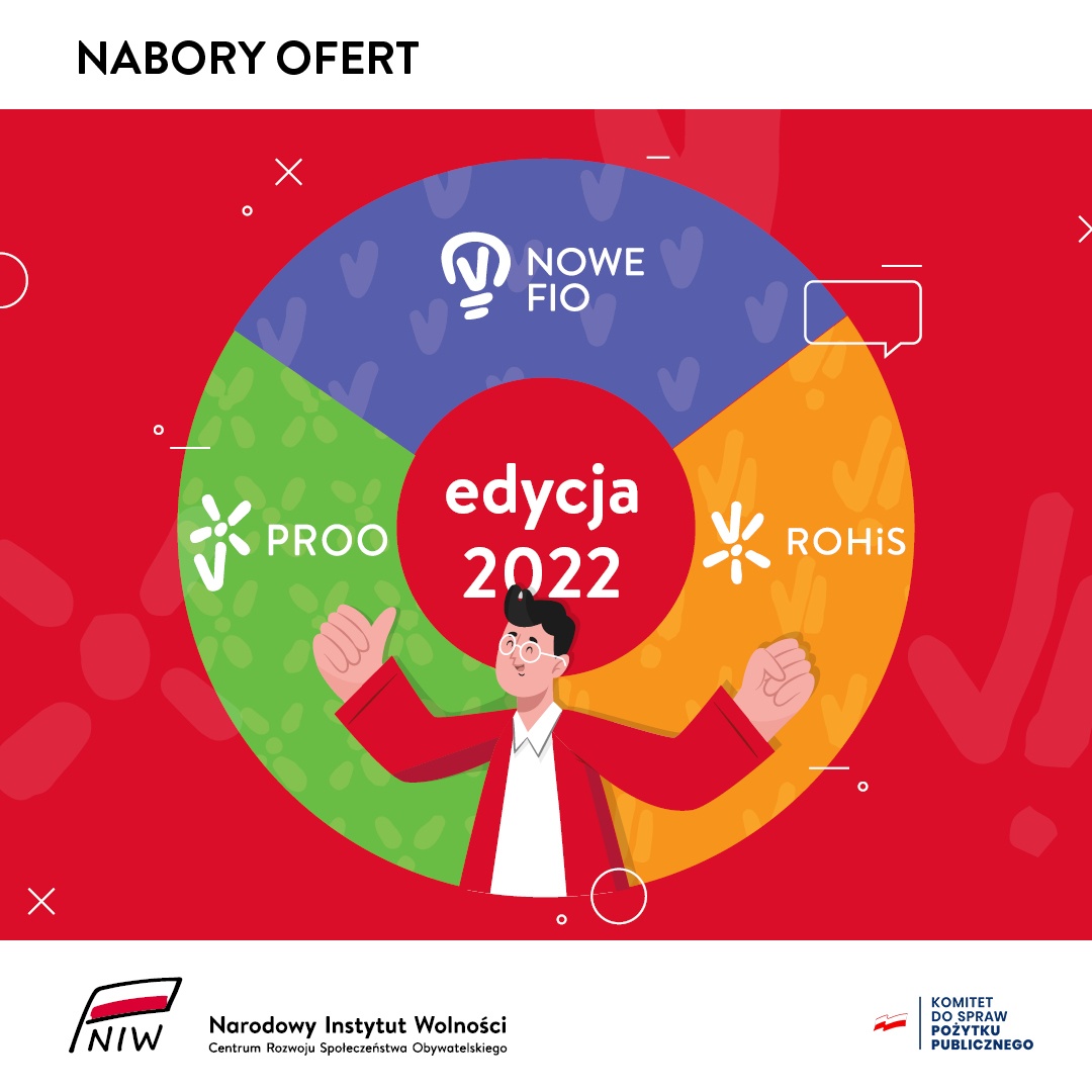 niwcrso's tweet photo. Rozpoczynamy nabory ofert w ramach Rządowych Programów NOWEFIO, PROO i ROHiS! #edycja2022
Więcej informacji🔗:
🟣 #NOWEFIO: https://t.co/n02arl9r9N
🟢 #PROO: https://t.co/oRyge5fJzx
🟠 #ROHiS: https://t.co/88WgFpGdzz
Nabory trwają od 6 do 30 grudnia 2021 r. do godziny 14:00. https://t.co/o5vGYQj1E5