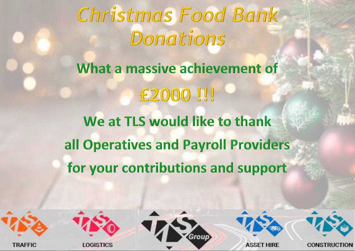 markTLSGroup's tweet image. We at TLS would like to say thank you!!
