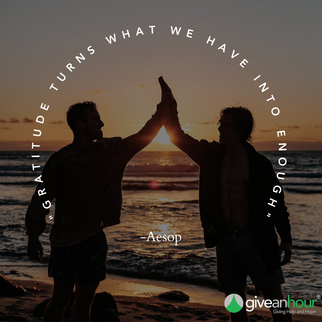 giveanhour's tweet image. Showing Gratitude can improve your outlook. 

#GiveanHour #ChangeDirection #Gratitude #Happiness #MentalHealth #Veterans #Vets #SuicidePrevention #Health #Happiness #Awareness #Itsoknottobeokay #askforhelp