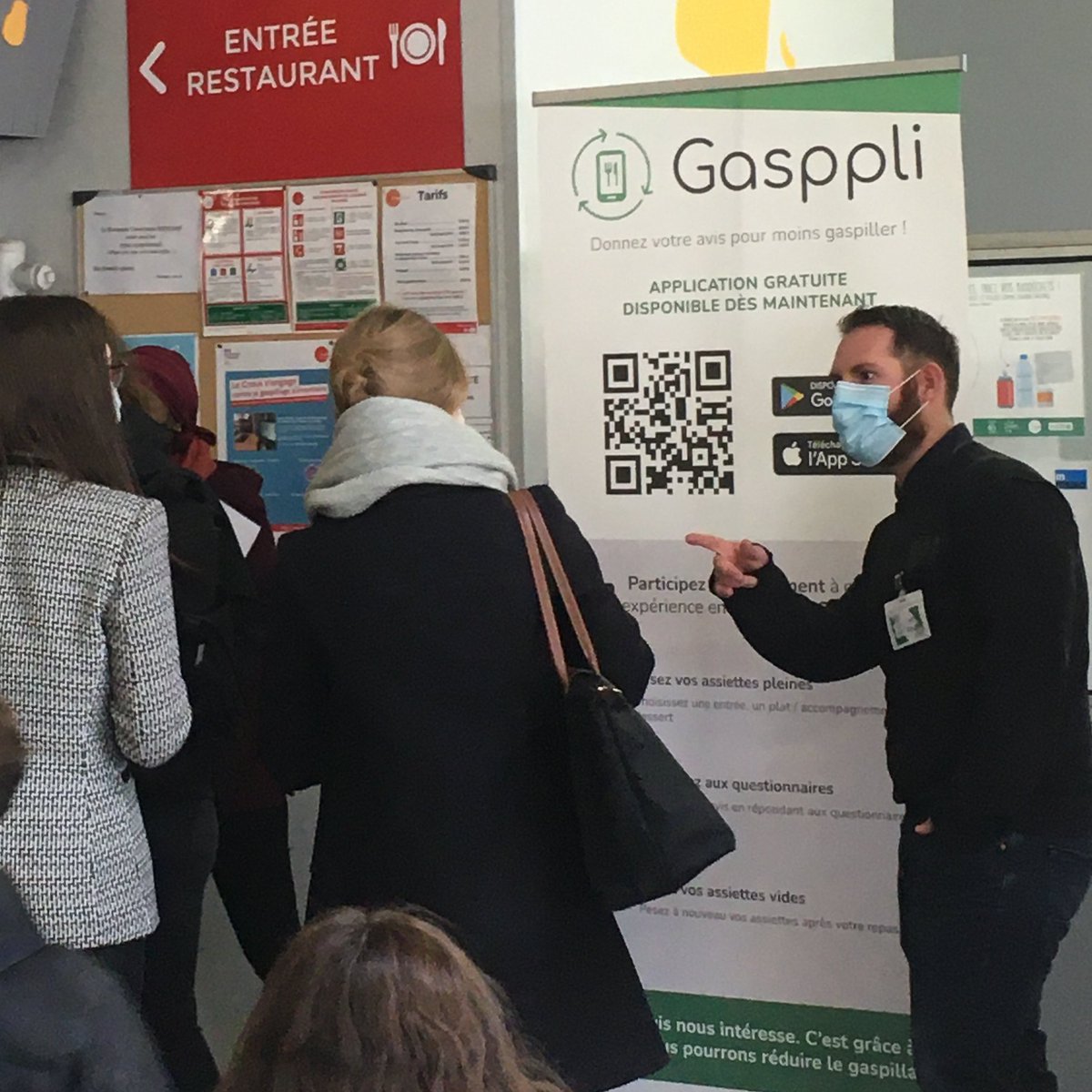 SensoStat's tweet photo. 2nde semaine des expérimentations #Gasppli au @CrousBFC avec #PageUp. On continue avec la #LutteContreLeGaspillage ! 🗑️
#sensoryscience #workinprogress #innovation https://t.co/6sCVVGbd2b