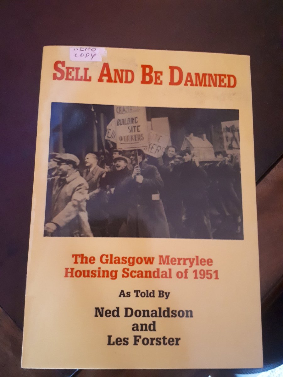 30 years ago in 1991, Sell and Be Damned - The Merrilee Housing Scandal of 1951 -  by Ned Donaldson (My Da) &amp; Les Forster told the story. <a href="/Radical_Glasgow/">Radical Glasgow</a> <a href="/Living_Rent/">Living Rent</a> <a href="/spiritofrevolt1/">SOR Archive</a>