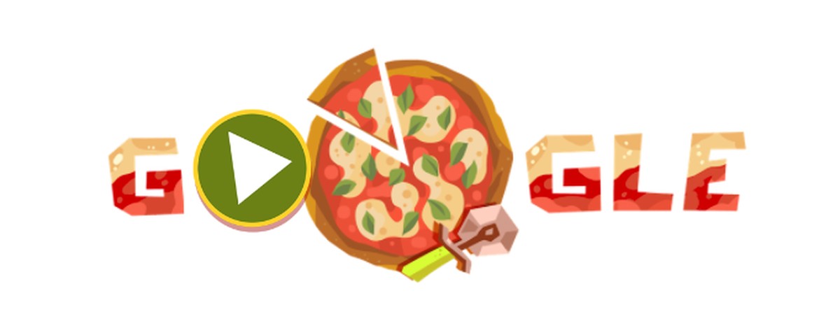 Google celebra a pizza com Doodle interativo