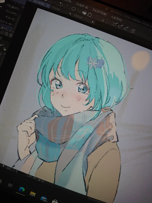 久しぶりにお絵かき 