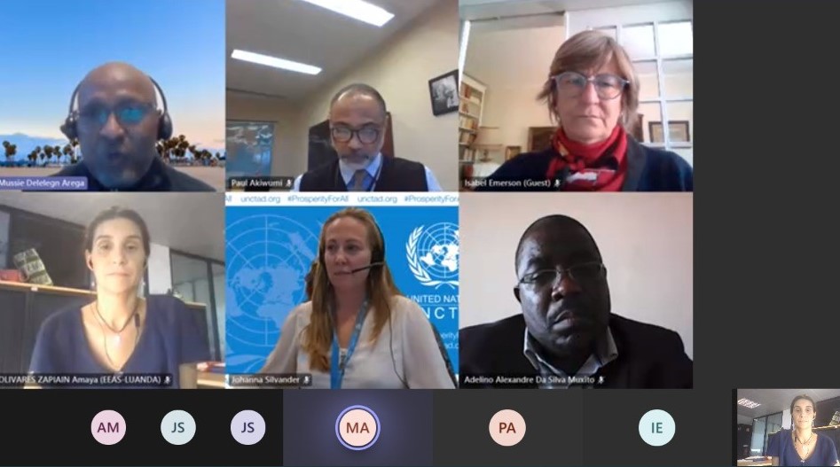 PAkiwumi's tweet photo. Grateful for our fruitful cooperation with the European Union @UEemAngola led by Ambassador Seppen. Looking forward to our continued work together in support of #Angola’s productive capacities in the years to come - #EU-@UNCTAD Joint Programme for Angola: #TrainforTradeII. https://t.co/yGPvEIZkH1