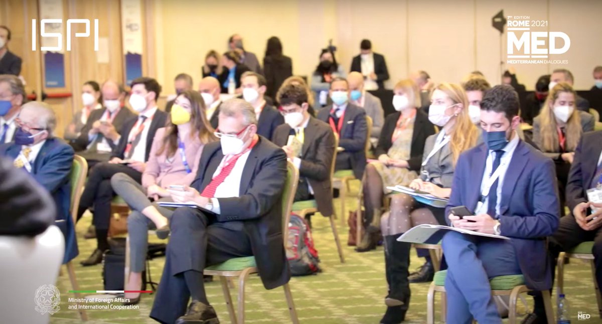 Transizione politica ed economica nel #Mediterraneo allargato, futuro del partenariato euro-mediterraneo, sfide per la #sicurezza, ruolo della Nato e dell'Unione Europea nel "Mare Nostrum"... questi alcuni dei temi discussi nei lavori di #RomeMed. <a href="/ispionline/">ISPI</a> <a href="/MinisteroEstri/">Ministero degli Estri ❄🇮🇹</a>